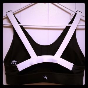 Joy Lab Black and White Sports Bra XL